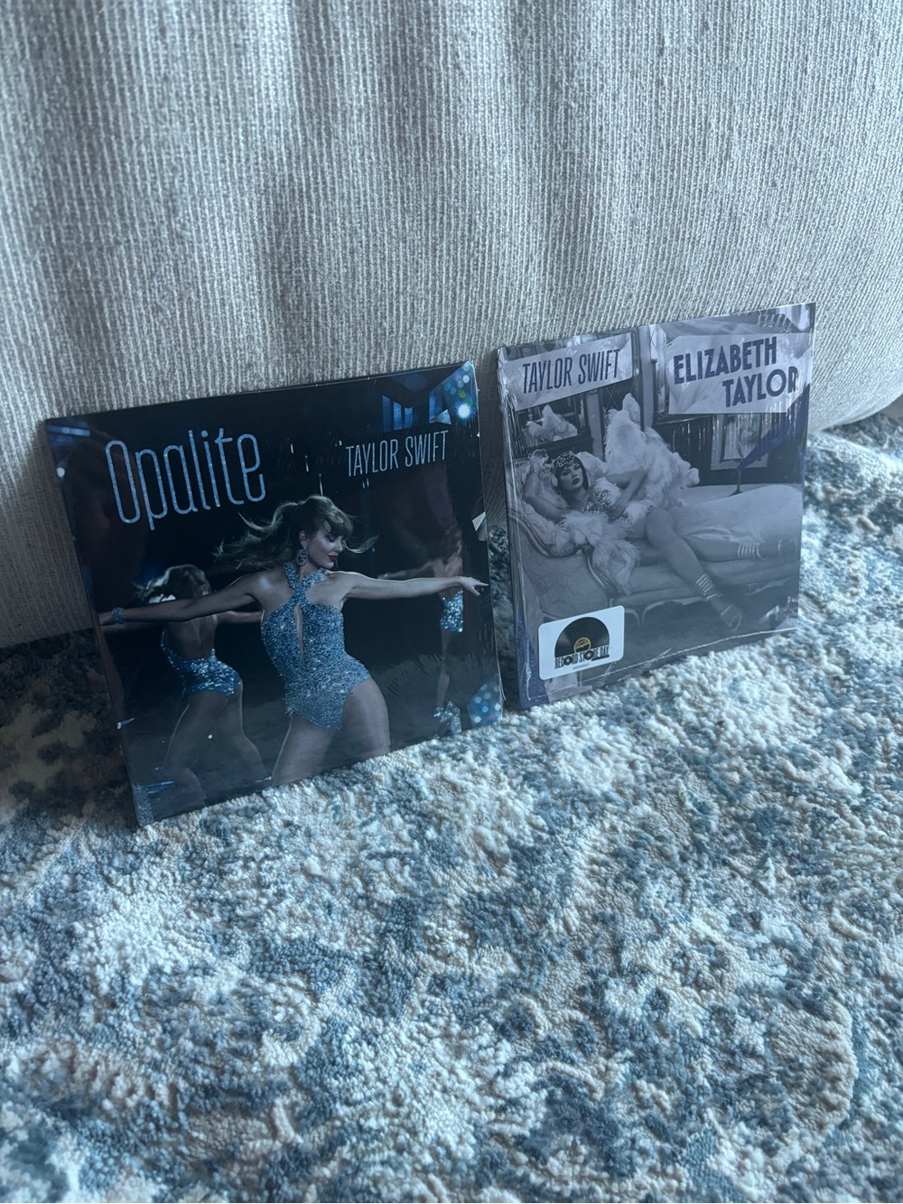 Taylor Swift Opalite and Elizabeth Taylor vinyls